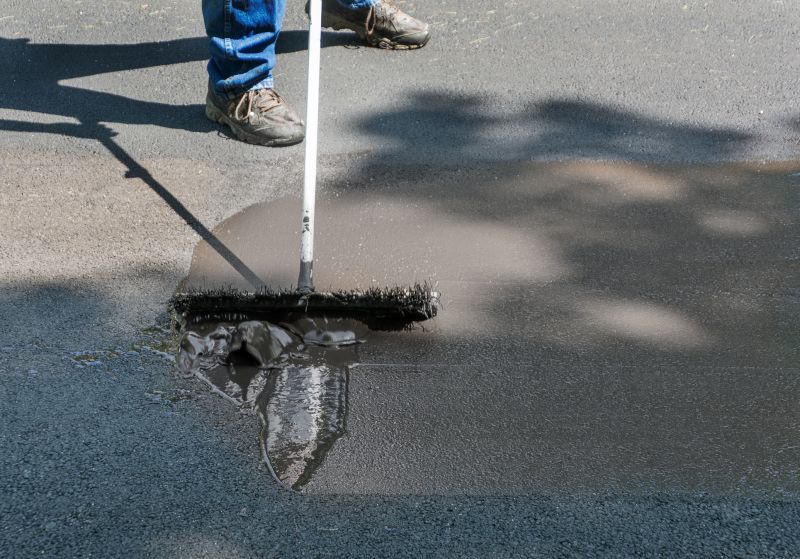 Fresh Asphalt Sealings